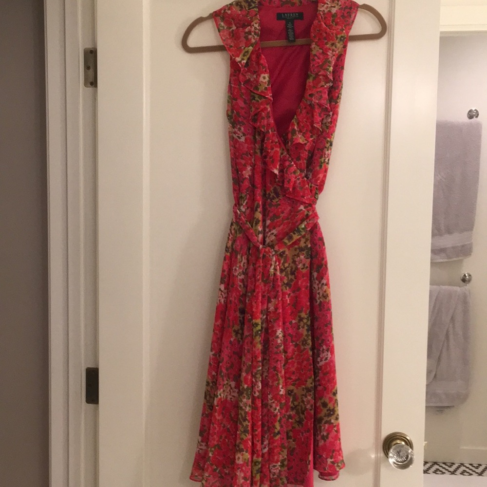 Floral Wrap Dress
